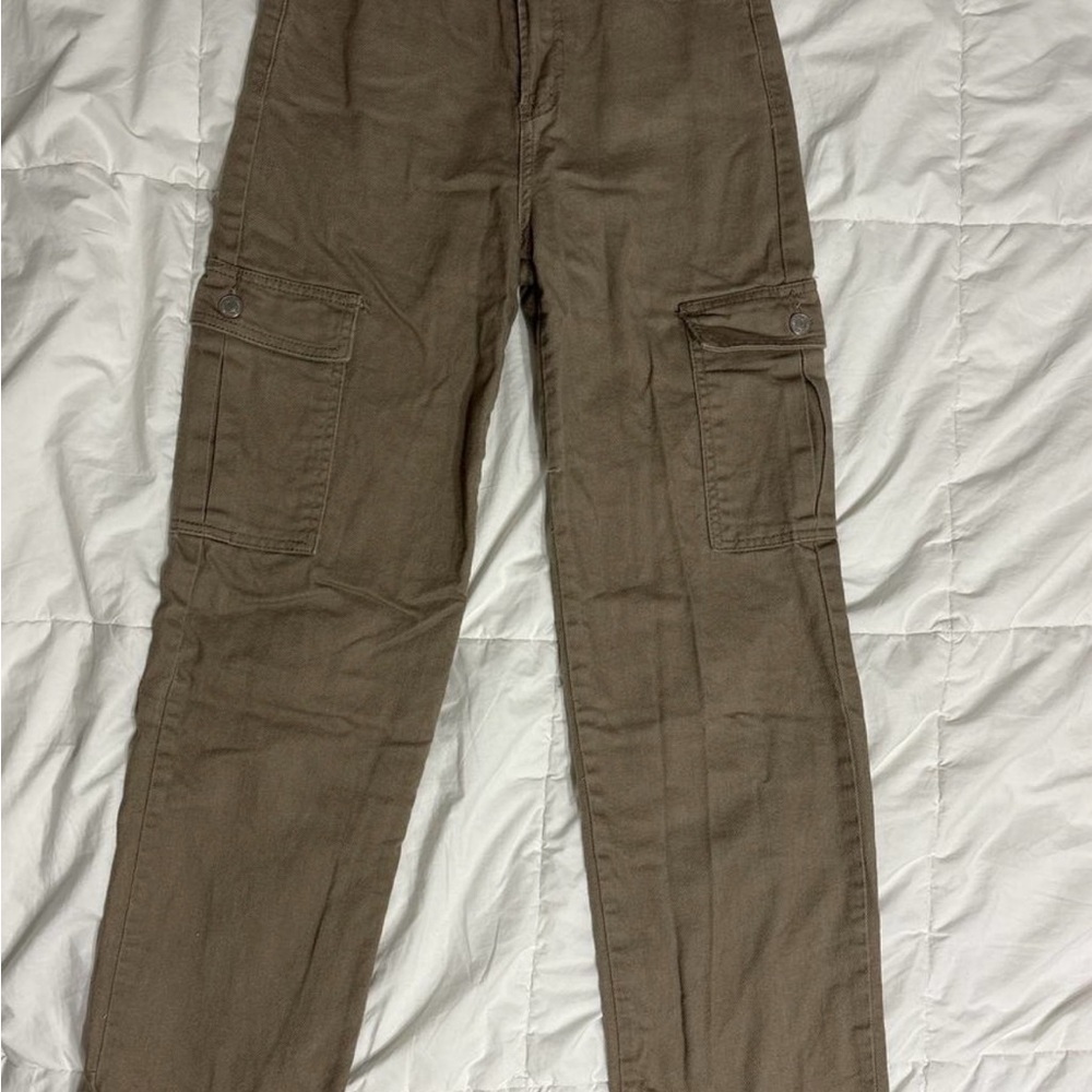 Womens Brown Cargo Pants
